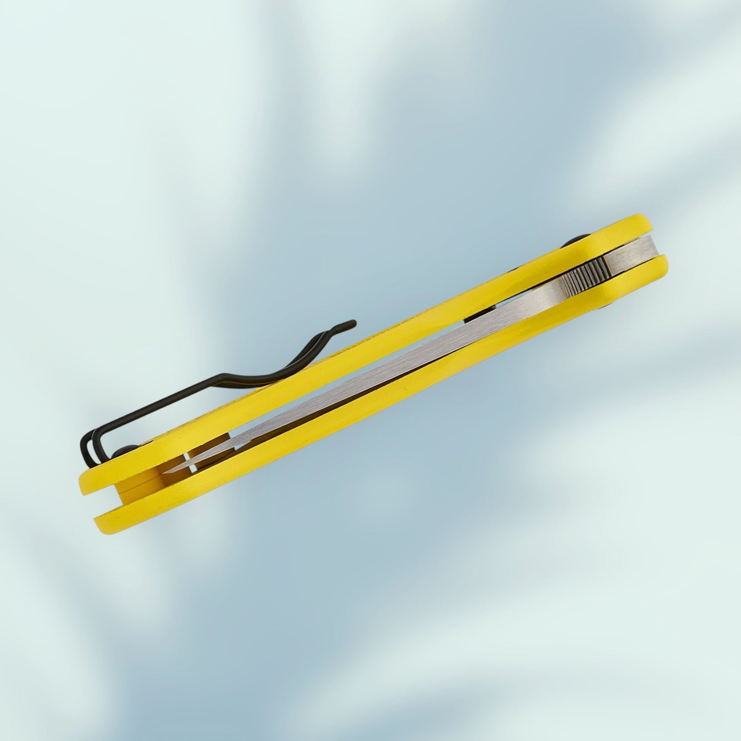 Spyderco Para 3 Salt Lightweight Compression Lock Folding Knife 2.92" CPM-MagnaCut Satin Serrated Blade, Yellow FRN Handles (Paramilitary 3) - C223SYL