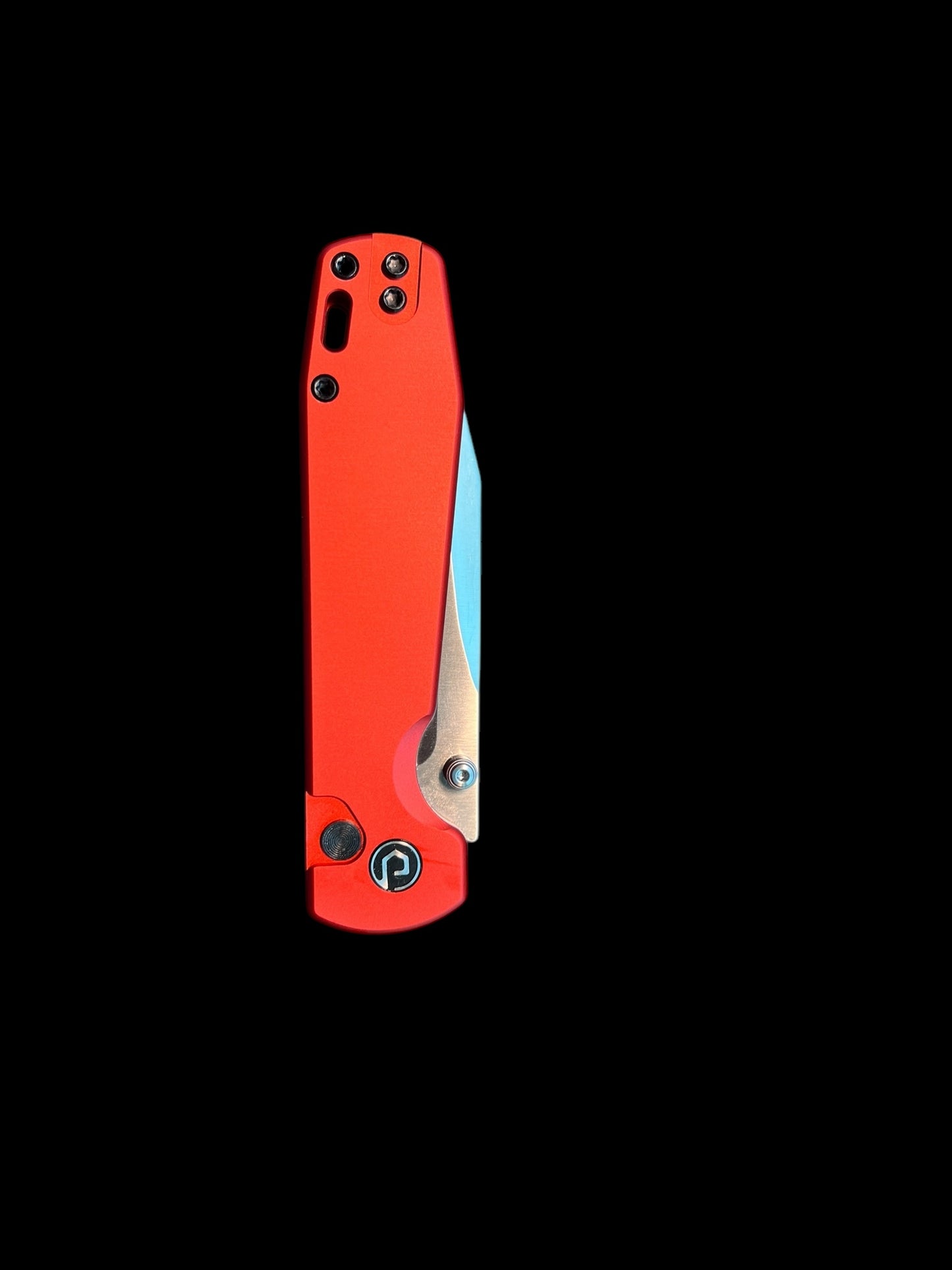 DEFCON TIER 1 TD014RD 7.25" Button Lock Red Aluminum Knife