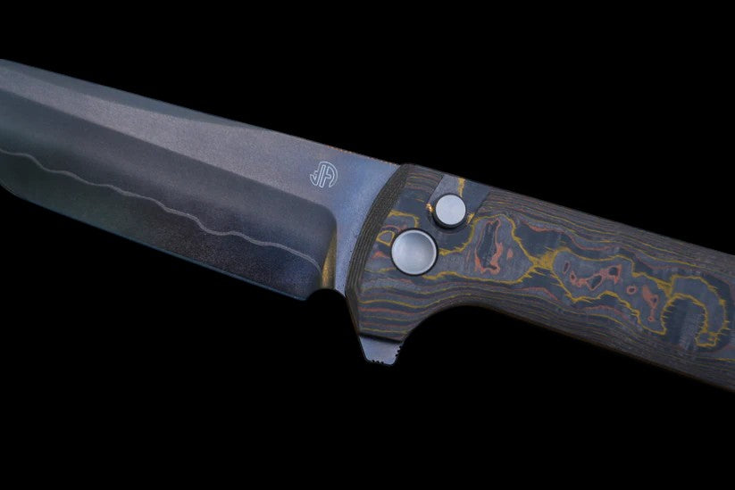 North Mountain Blade - Chop2 2405-A-DLC Copper inlaid carbon fiber