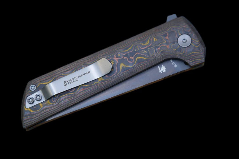North Mountain Blade - Chop2 2405-A-DLC Copper inlaid carbon fiber