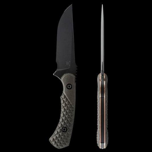 Toor Allied Brauler Fixed Blade Knives 3.8" Plain Edge