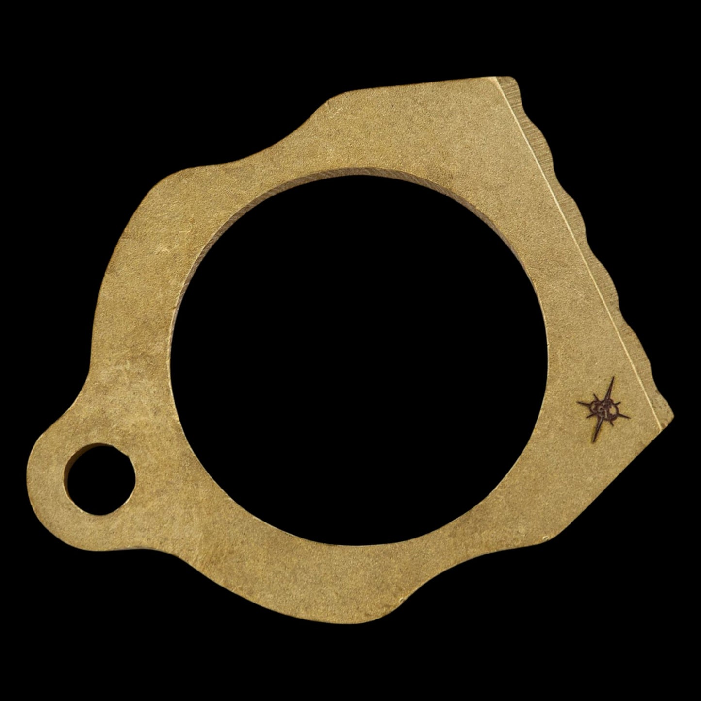 Toor Knives Brass Thumper Mini Keychain Tool - Thumper Brass
