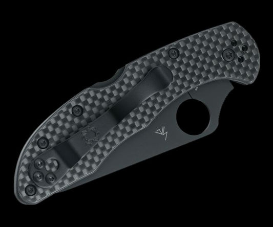 Delica 4 Carbon Fiber Scales TiCN Black CPM Cru-Wear - Distributor Exclusive