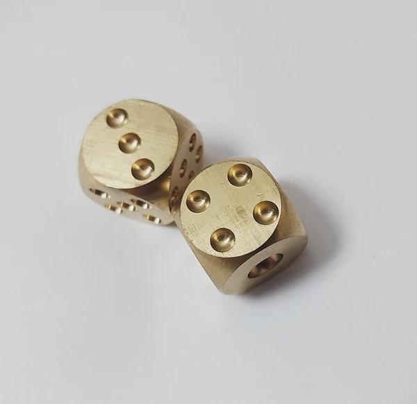 Coeburn Tool | Large Pair of Solid Brass Playing Dice CT3008