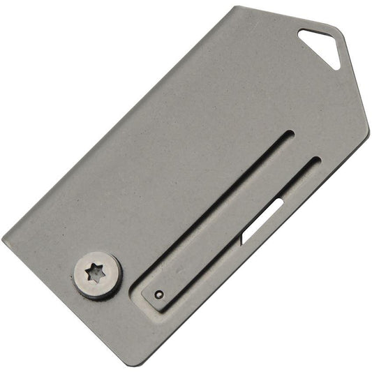 211608GY Dog Tag Cutter Folder Knife Gray