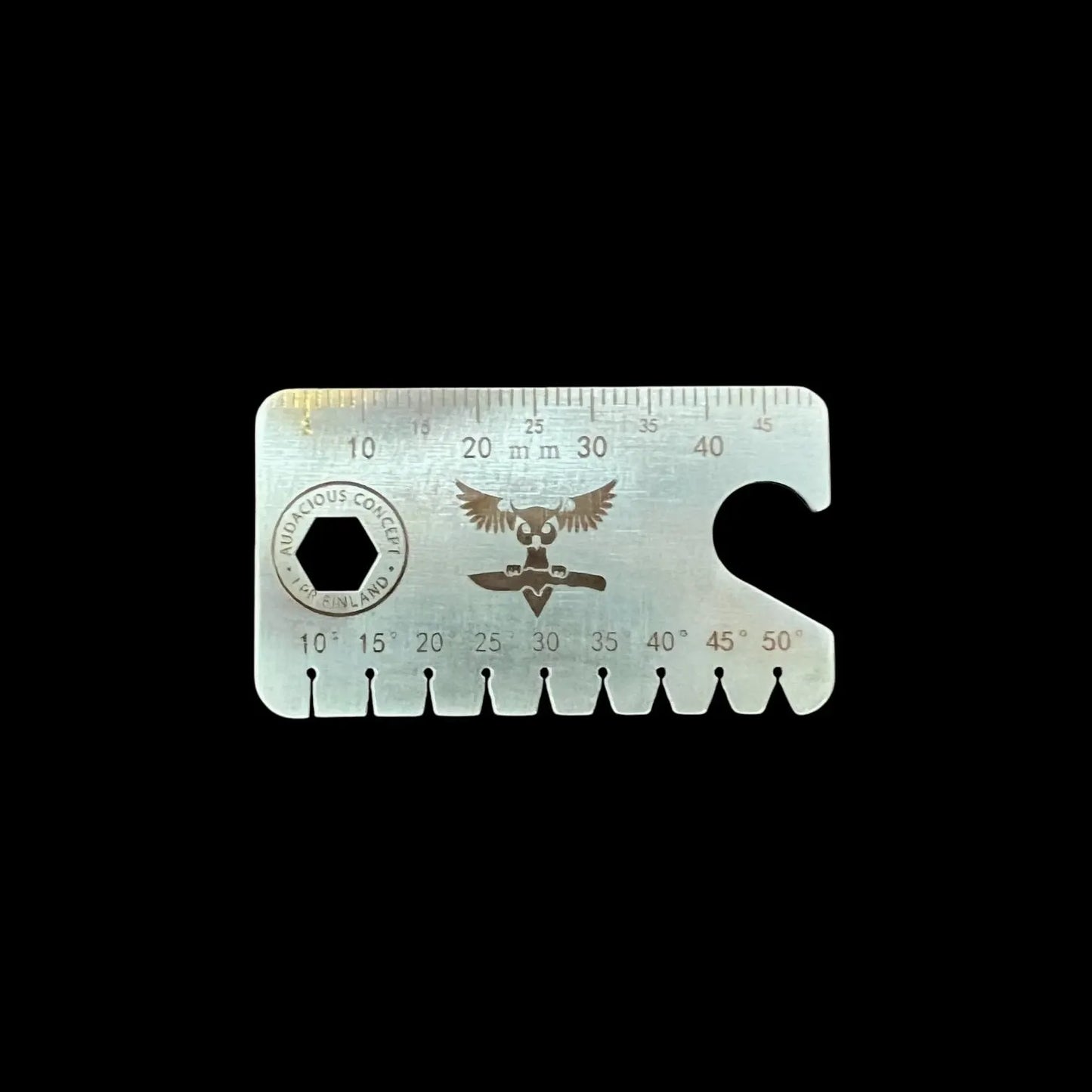 ACN001: Audacious Concept Dog Tag 3.0 Knife Anglefinder - BW2