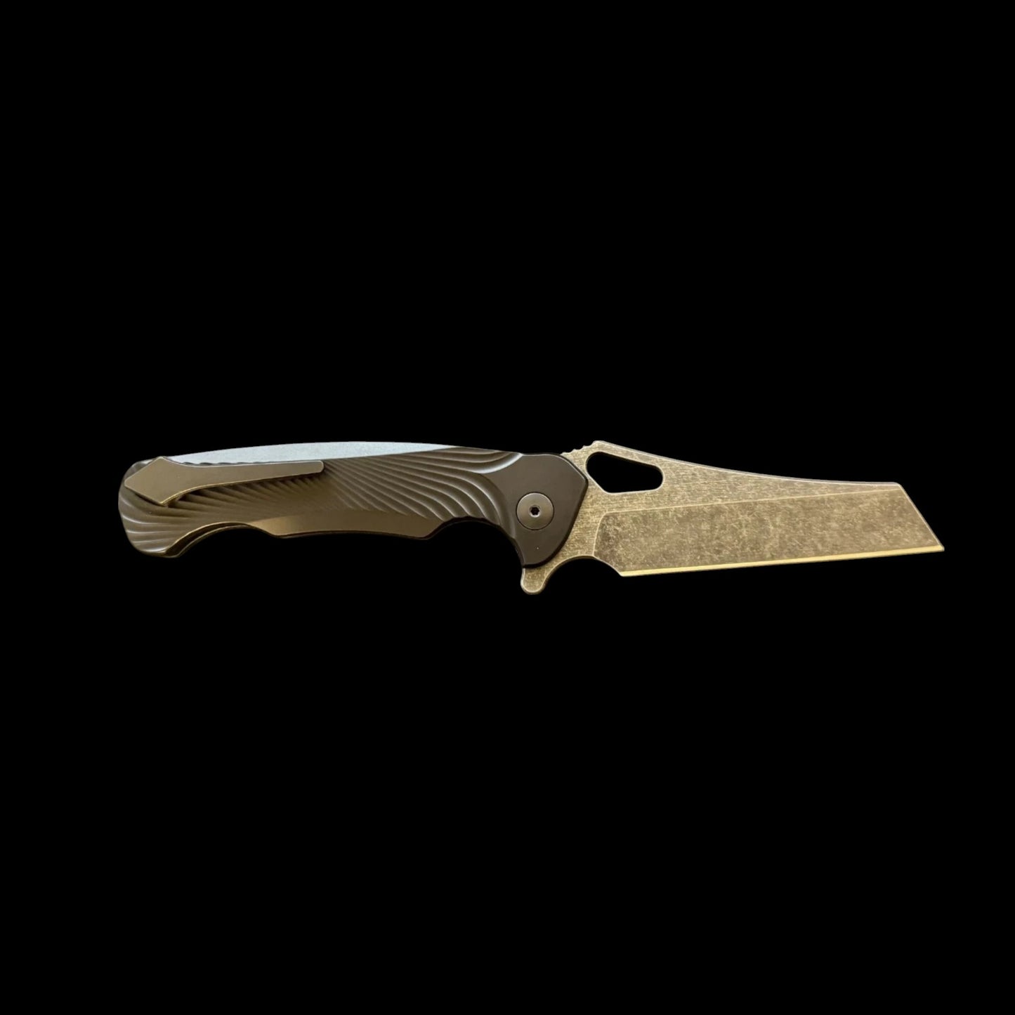 Dead Reckon Knives Ridgeback - RB-2422-67 CPM S45VN Blade Titanium Handle