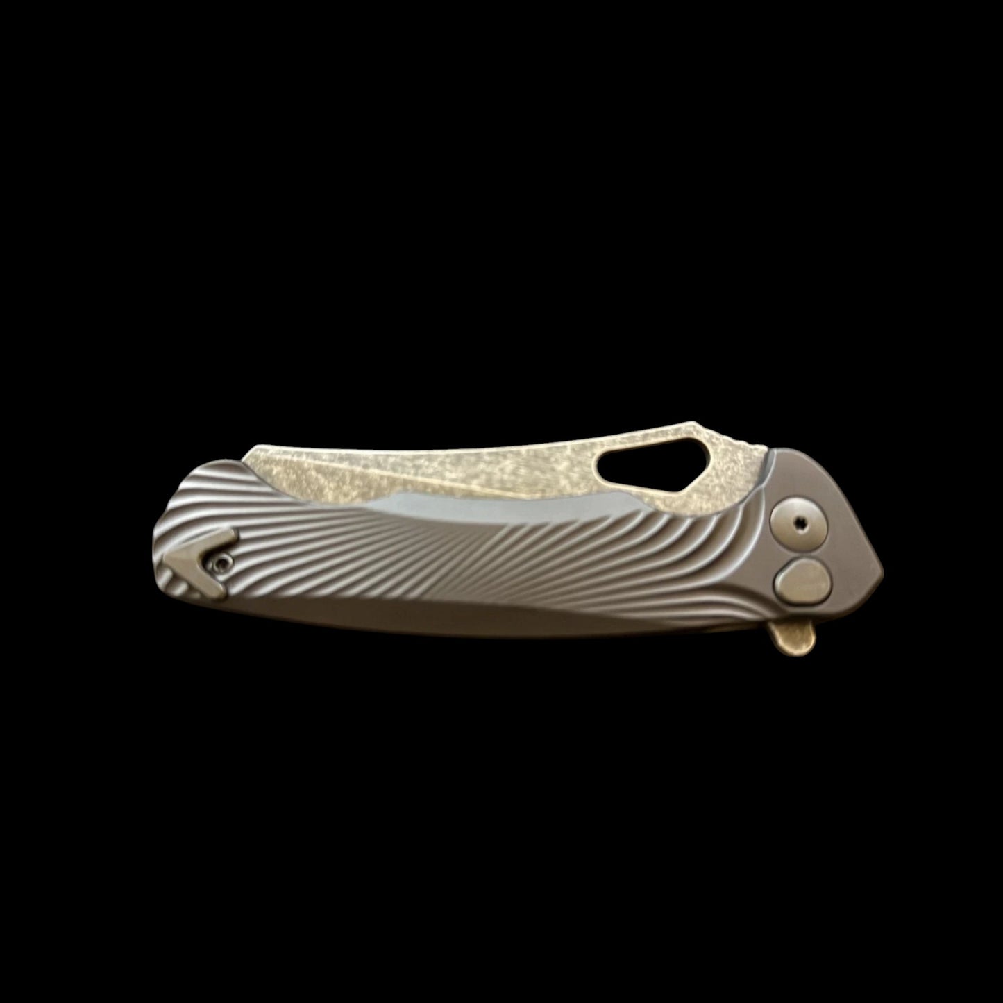 Dead Reckon Knives Ridgeback - RB-2422-67 CPM S45VN Blade Titanium Handle