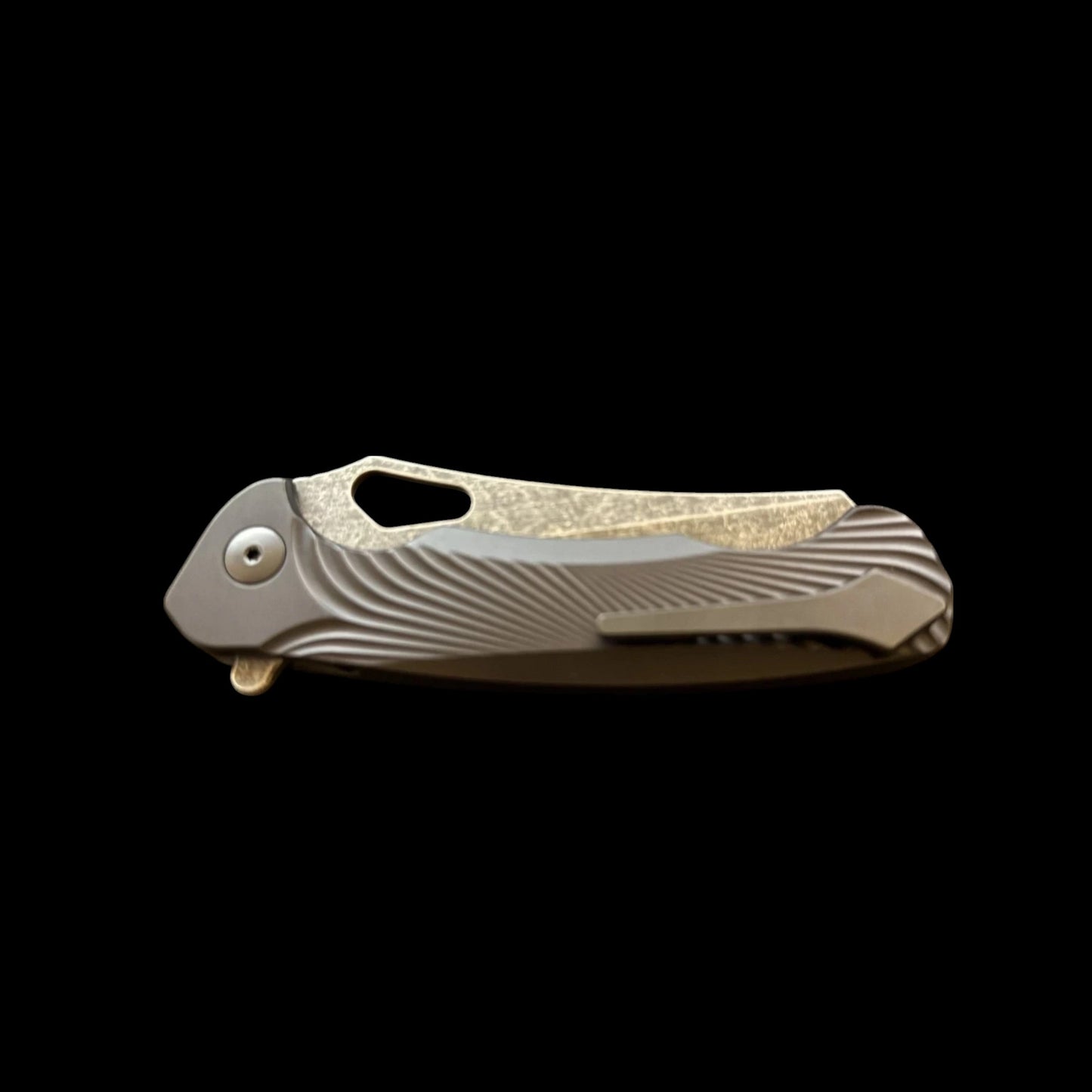 Dead Reckon Knives Ridgeback - RB-2422-67 CPM S45VN Blade Titanium Handle