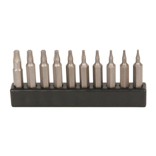 10 Piece TORX MICROBITS SET 4MM Hex Drive - 75988 Wiha