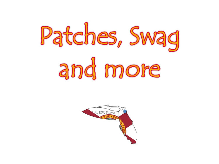 Patches, Beads, Swag, Challenge Coins, Knucks and more