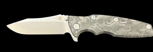 Eklipse-Spearpoint-S45VN-Stonewash-G10 & Carbon Fiber Scales