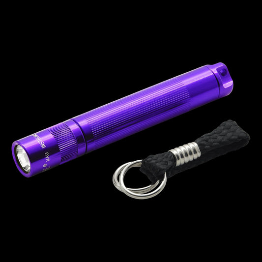 Maglite Solitaire 1-Cell AAA Incandescent Flashlight (Purple, Presentation Box)