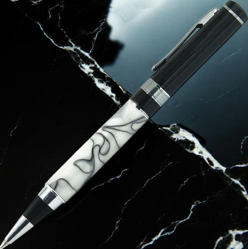 Zippo 41066 Oyster Marble Rollerball Pen with Zippo logo