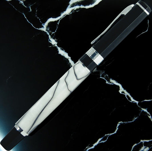 Zippo 41066 Oyster Marble Rollerball Pen with Zippo logo
