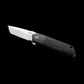 MECHFORCE PETER CAREY COLLAB, ROADSTER BOLSTER LOCK FLIPPER KNIFE, M390 - Copper Carbon Fiber
