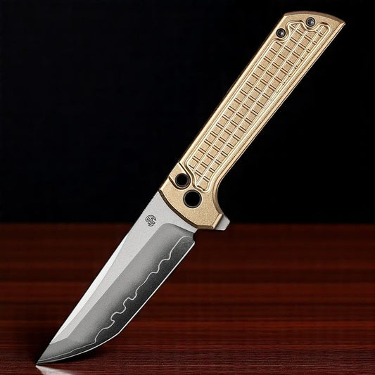 North Mountain Blade Aluminum bronze Tanto CNC Exclusive SLD-Magic Chop 2 2403B