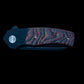 BEANS BLADES Mini Warrior M390 Black PVD Tanto Blade with RK08D Mars Handle (BBBWFCARBONMARS)
