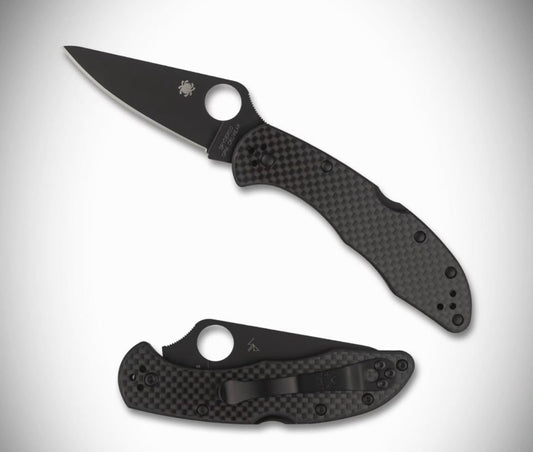 Delica 4 Carbon Fiber Scales TiCN Black CPM Cru-Wear - Distributor Exclusive