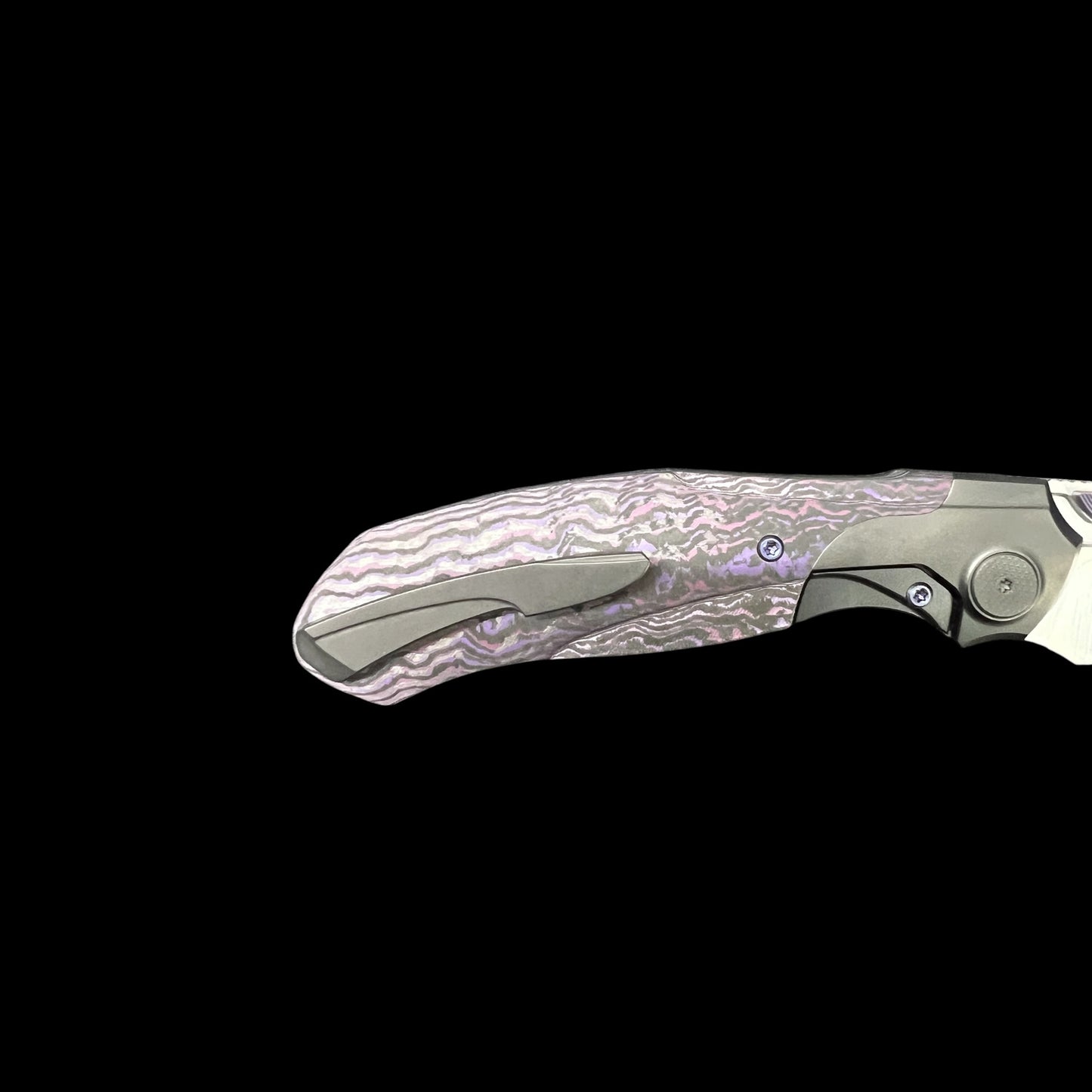 Null Knives Vandal - Purple Haze CF Limited Edition #300
