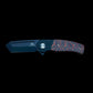 BEANS BLADES Mini Warrior M390 Black PVD Tanto Blade with RK08D Mars Handle (BBBWFCARBONMARS)