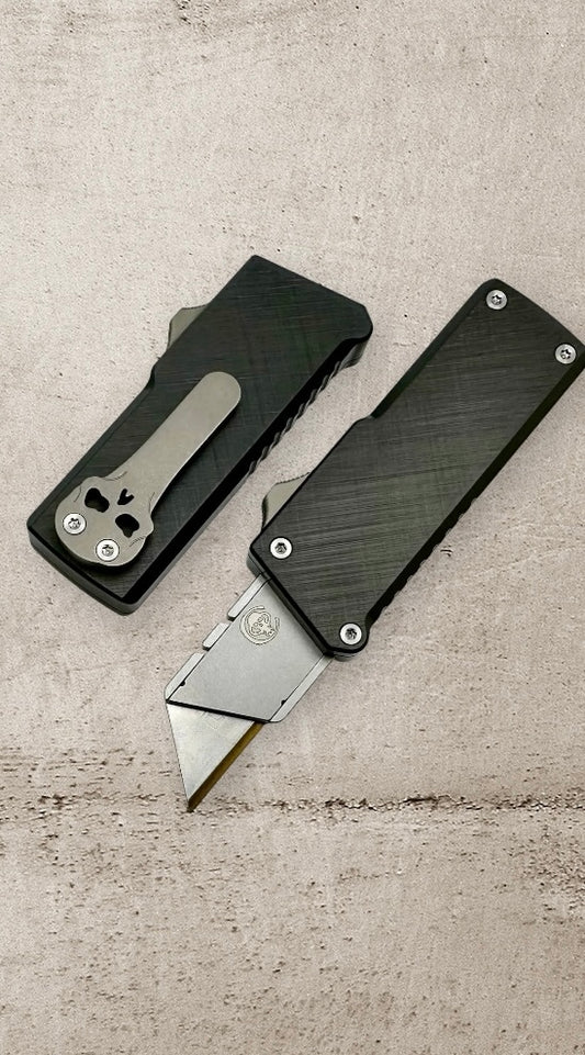 Chaves Auto C.H.U.B OTF w/ Crosshatch Black Handles