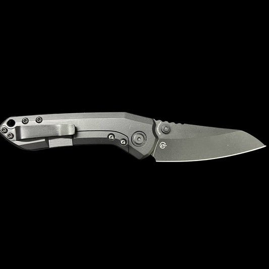 Millit Overland - Blue / Black Carbon Fiber - Black Collar & Backspacer - MagnaCut Black Cerakote Blade