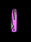 DEFCON TD014PP 7.25" Button Lock PurpleAluminum Knife