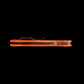 Spyderco Para Military 2 - 3.45" CPM-REX 121 Black ZrOC Blade Finish - HEX Pattern Orange G-10 Scales - CUTLERY SHOPPE EXCLUSIVE - C81GPORRX121BK2