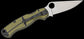 Spyderco Paramilitary 2 Salt Compression Lock Folding Knife 3.45" CPM-MagnaCut Satin Blade, Yellow/Black G10 Handles - C81GBKYLMCP2
