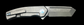 BEANS BLADES Mini Warrior M390 Black PVD Tanto Blade with Carbon Fiber Twill Handle (BBBWFCARBONTWILL)
