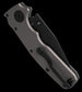 Demko Shark Cub Stealth Clip Point Artillery Gray Aluminum (2.75" Black 20CV)