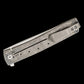 Boker Plus Brad Zinker Urban Trapper Flipper Knife 3.4" VG10 Satin Tanto Blade, Gray Titanium Handles, Frame Lock - 01BO721