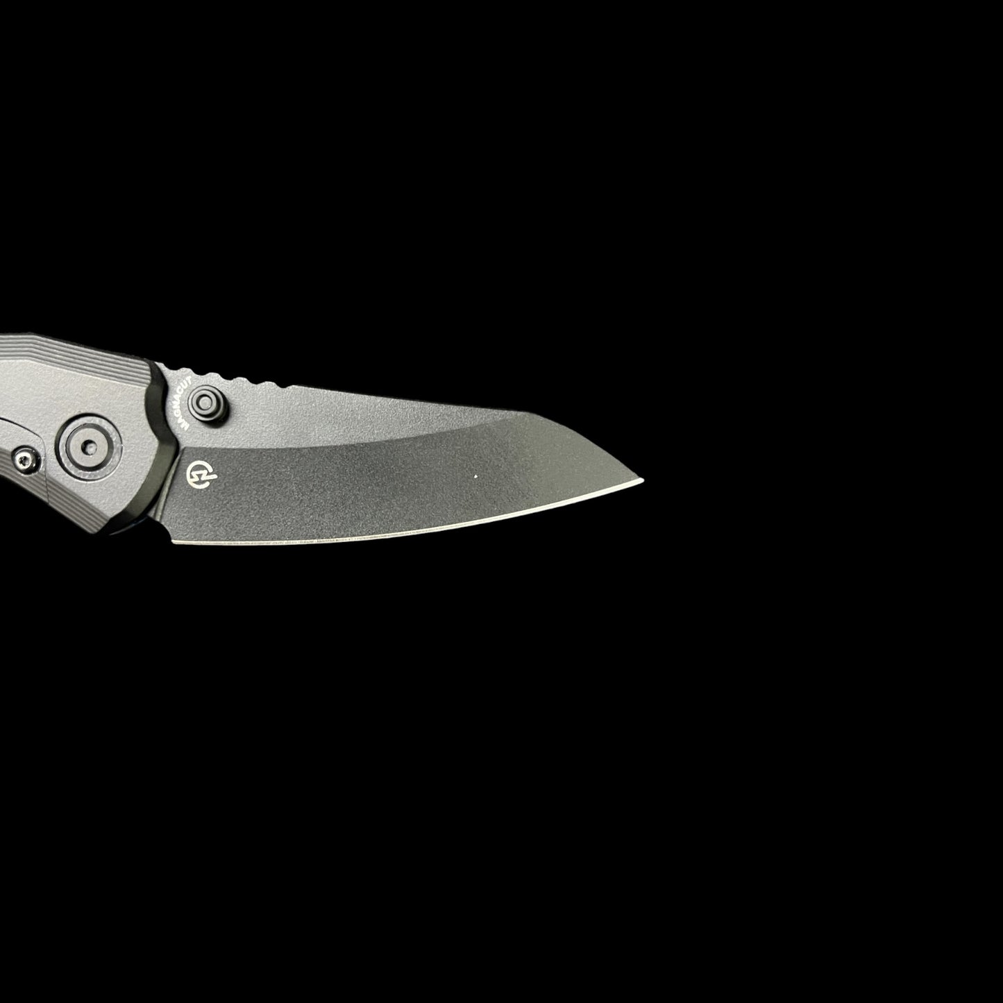 Millit Overland - Blue / Black Carbon Fiber - Black Collar & Backspacer - MagnaCut Black Cerakote Blade