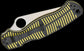 Spyderco Paramilitary 2 Salt Compression Lock Folding Knife 3.45" CPM-MagnaCut Satin Blade, Yellow/Black G10 Handles - C81GBKYLMCP2