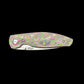 Three Rivers Manufacturing TRM Atom Liner Lock Watermelon Sugar Camo Carbon 3D Contoured Scales Stonewashed MagnaCut Blade