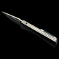 Ketuo Knife Usurper Liner Lock Folding Knife 3.43" M390 DLC Tanto Blade, DLC "Dragon Shard" Titanium Handles, Blue Pivot Collar, Blue Clip - KT-Usurper DLC