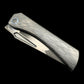 Ketuo Knife Usurper Liner Lock Folding Knife 3.43" M390 DLC Tanto Blade, DLC "Dragon Shard" Titanium Handles, Blue Pivot Collar, Blue Clip - KT-Usurper DLC