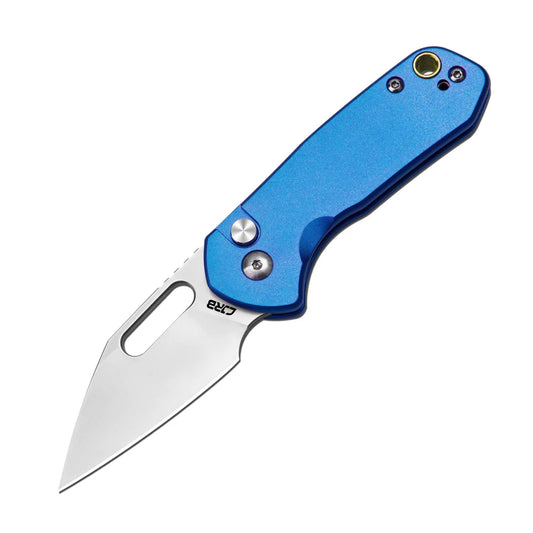CJRB MINI PYRITE J1933-BU AR-RPM9 STEEL BLADE BLUE ALUMINIUM HANDLE