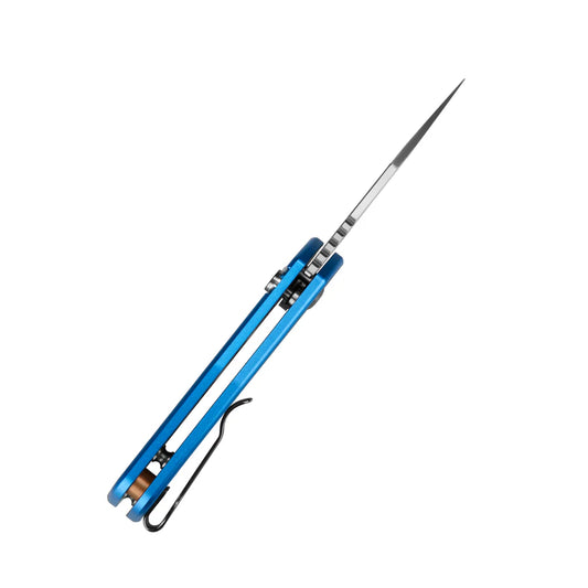 CJRB MINI PYRITE J1933-BU AR-RPM9 STEEL BLADE BLUE ALUMINIUM HANDLE