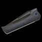 Ketuo Knife Usurper Liner Lock Folding Knife 3.43" M390 DLC Tanto Blade, DLC "Dragon Shard" Titanium Handles, Blue Pivot Collar, Blue Clip - KT-Usurper DLC