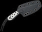 Kizer Cutlery Maksim Epifantsev BUDDY Fixed Blade Knife 3" Nitro-V Black PVD Drop Point Blade, Black and White G10 Handles, Kydex Sheath - 1081A3