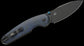 Kizer Cutlery Evgeniy Bulychev Meteora Folding Knife 3.22" Nitro-V Black PVD Drop Point Blade, Blue Canyon Richlite Handles, Liner Lock - V3730A3