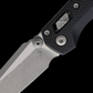 Microtech 210M-10APFL MSI Mini RAM-LOK Manual Folding Knife 3.19" Bohler M390MK Apocalyptic Modified Sheepsfoot Plain Blade, Black Fluted Aluminum Handles, Reversible Deep Carry Clip, AXIS/Crossbar Lock