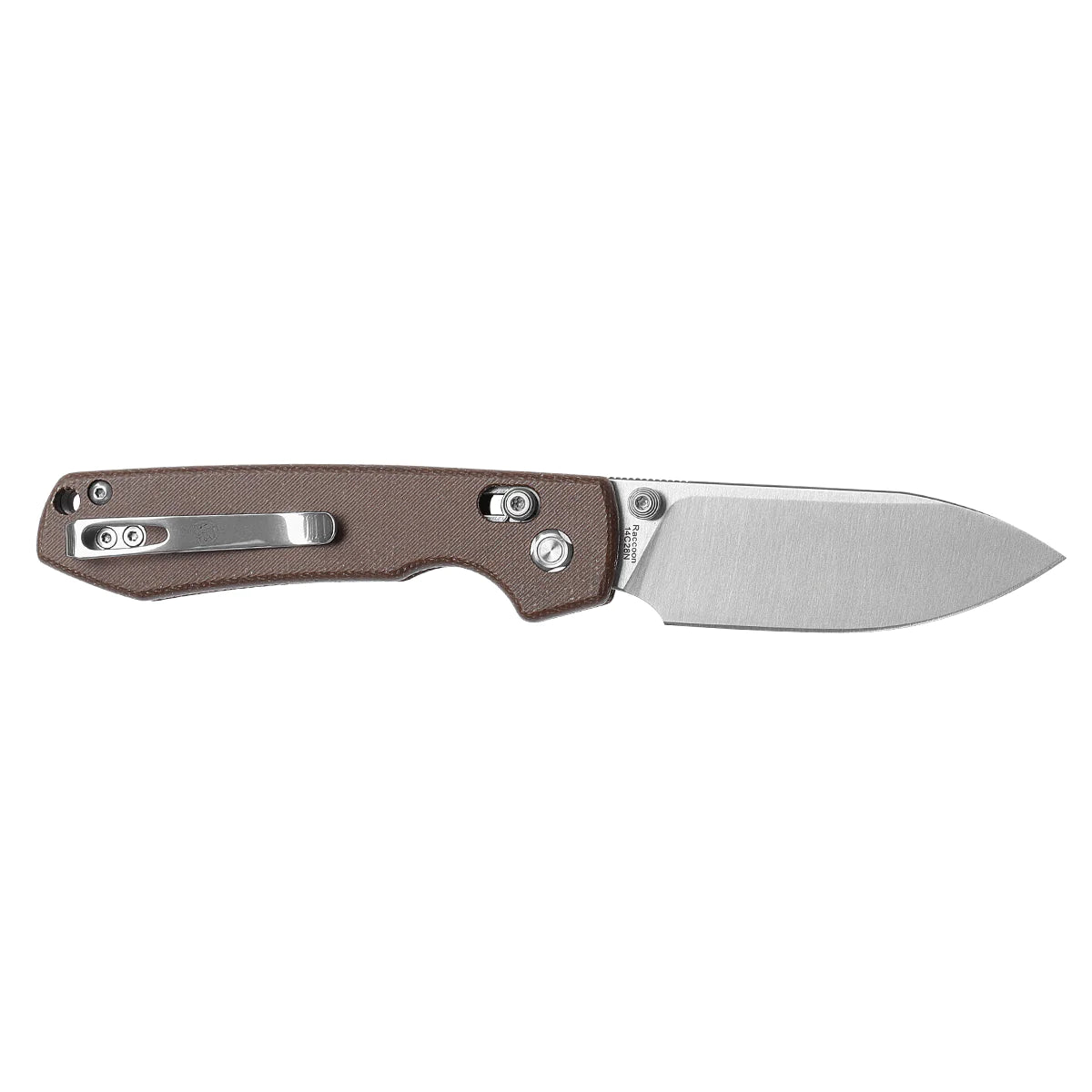 Vosteed Knives Raccoon CrossBar Lock Knife (3.25" 14C28N Satin Blad