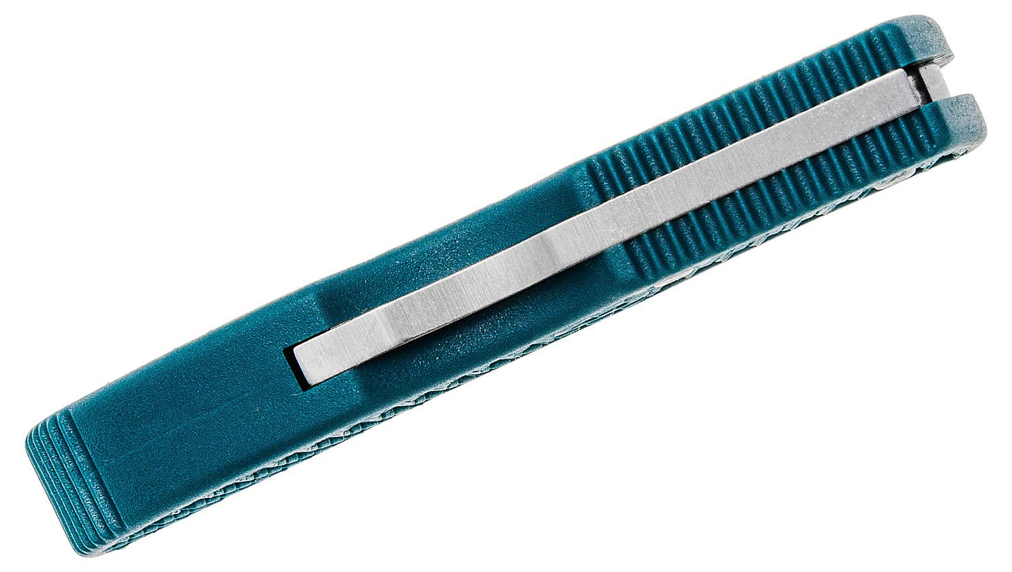 Spyderco Manbug Lightweight Folding Knife 1.97" K390 Satin Plain Blade, Blue FRN Handles -Seti - MFPK390