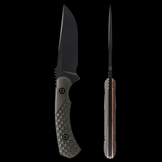 Toor Allied Brauler Fixed Blade Knives 3.8" Plain Edge