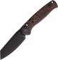 DEFCON TD024- ARTIFACT- Red / Black Carbon Fiber Handle Axis Lock Folder
