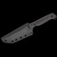 Toor Knives Krypteia T Fixed Blade Knife 4" CPM-M4 SOCOM Black KG Gunkote Tanto Blade, Black G10 Handles, Black DuoTone Kydex Sheath - Krypteia T SOCOM Black