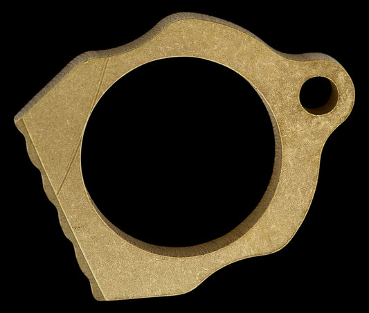 Toor Knives Brass Thumper Mini Keychain Tool - Thumper Brass